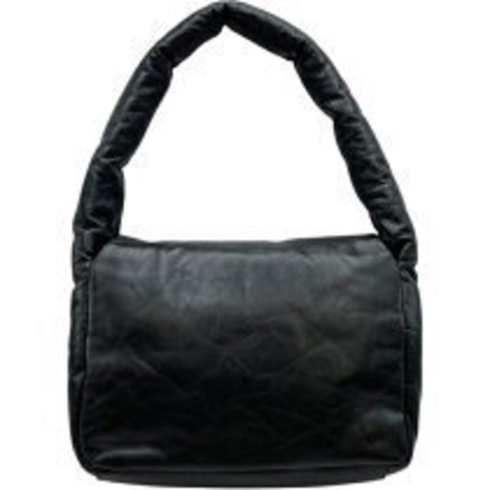 Balenciaga Monaco One Shoulder Hobo Bag Black Leather - Picture 2 of 7